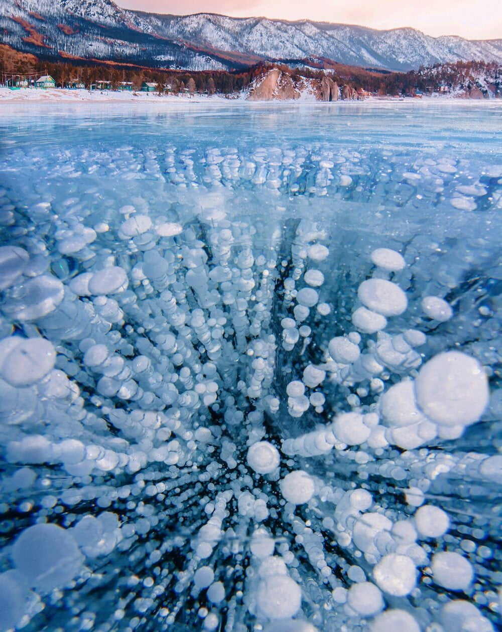 Baikal Fairytale: superb fashion photography series on the frozen waters of Lake Baikal by Kristina Makeeva
