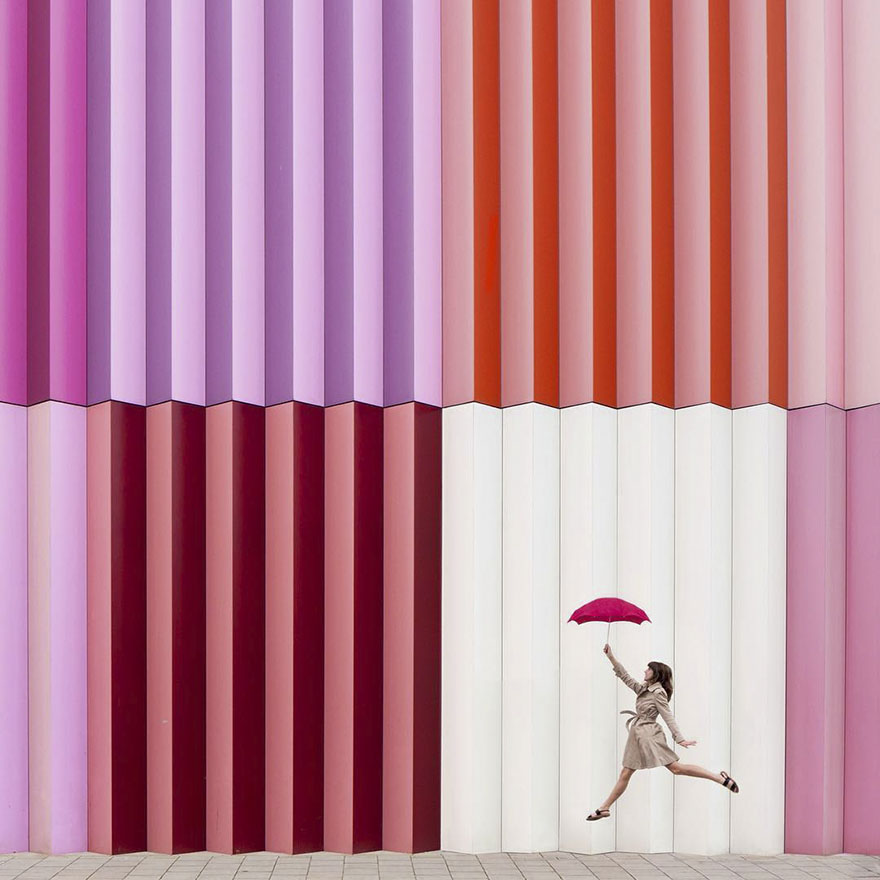 Adorable Pictures Of Two Spanish Photographers Playing With The Geometry And Colors Of Buildings By Anna Devis And Daniel Rueda 9