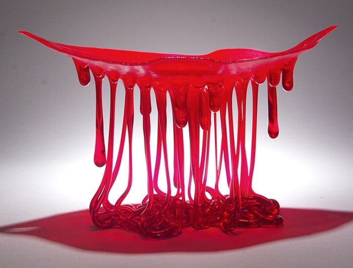 Amazingly Sculptural Jellyfish Dripping Glass Centerpieces By Daniela Forti 11