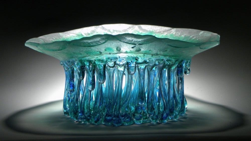 Amazingly Sculptural Jellyfish Dripping Glass Centerpieces By Daniela Forti 3