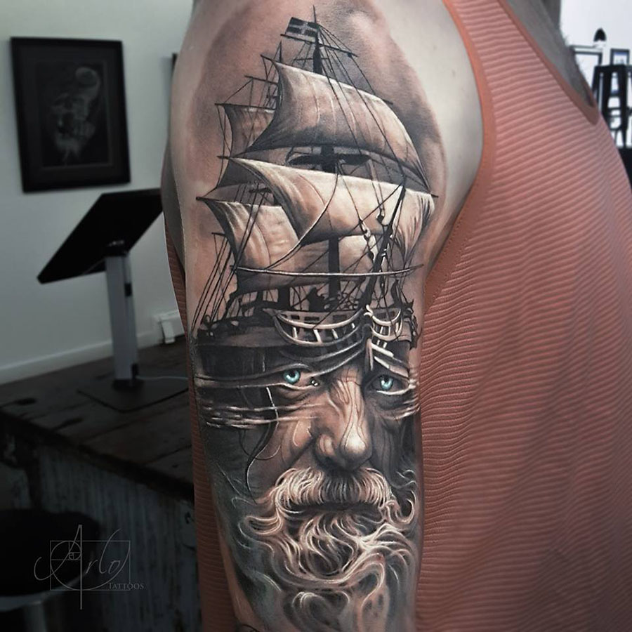 Amazingly Surrealist 3d Tattoos By Arlo Dicristina 2