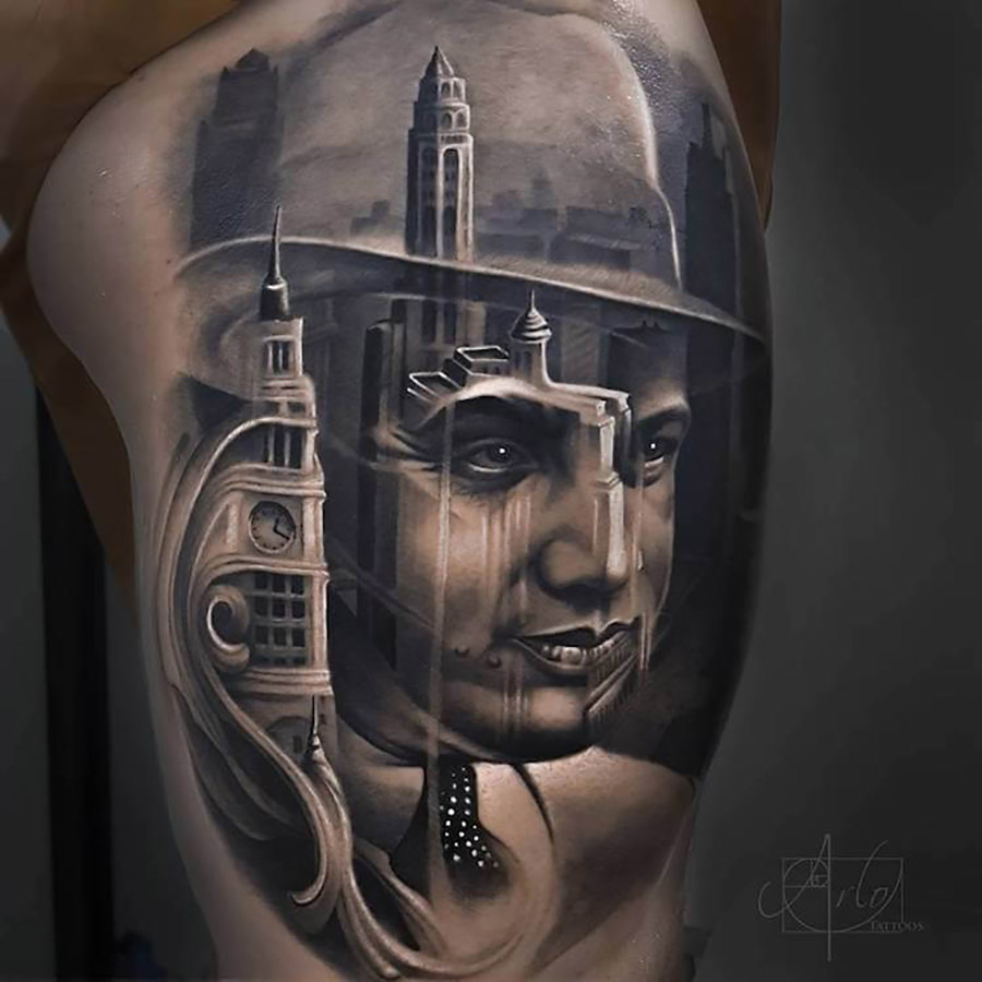 Amazingly Surrealist 3d Tattoos By Arlo Dicristina 4