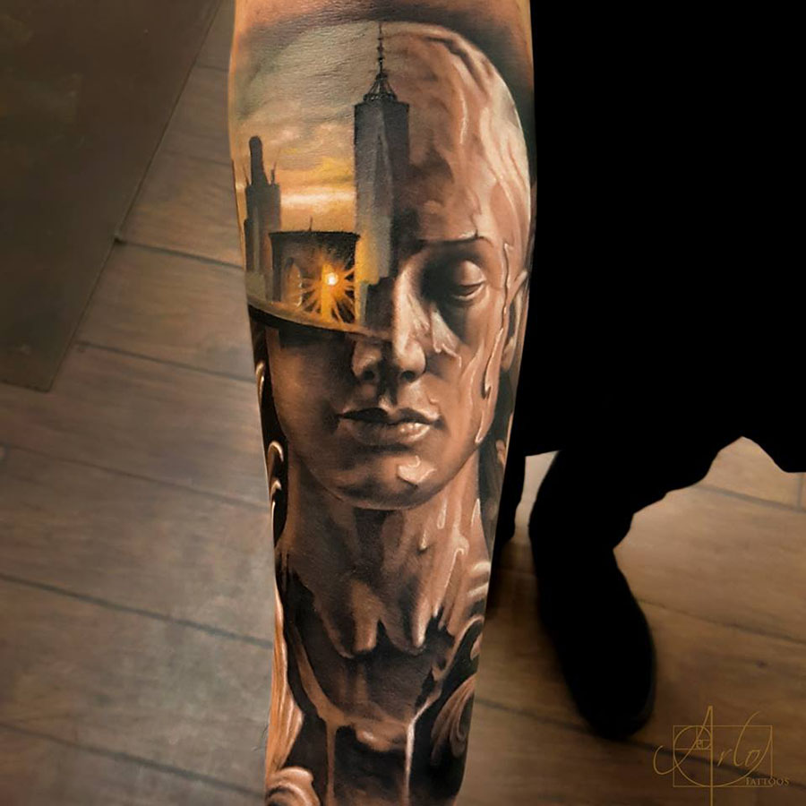 Amazingly Surrealist 3d Tattoos By Arlo Dicristina 5