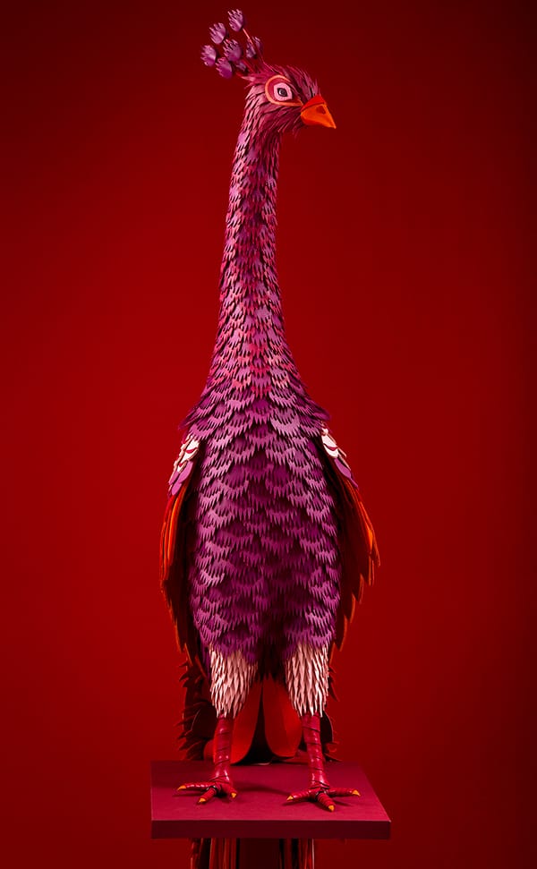 Colorful Sculptures Of Wild Animals Made From Leftover Pieces Of Leather By Lucie Thomas And Thibault Zimmermann 11