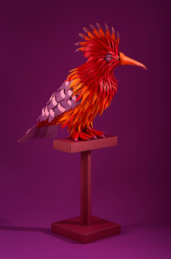 Colorful Sculptures Of Wild Animals Made From Leftover Pieces Of Leather By Lucie Thomas And Thibault Zimmermann 16