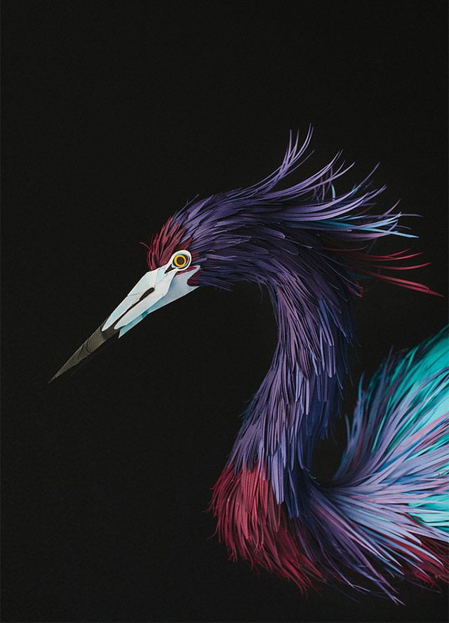 Extraordinary Bird Paper Cut Sculptures By Colombian Artist And Designer Diana Beltran Herrera 9