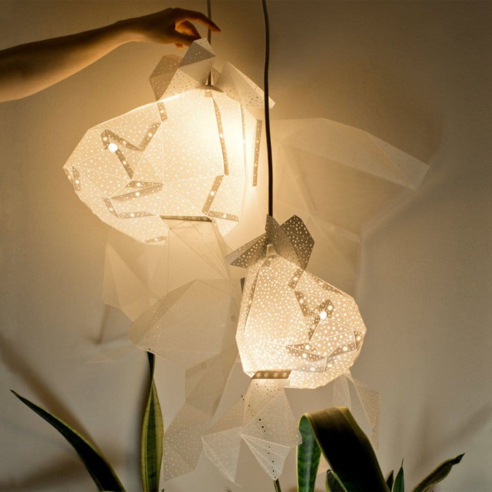 Stunning Pendant Lamps Inspired By Origami And Marine Animals By Vasililights 10