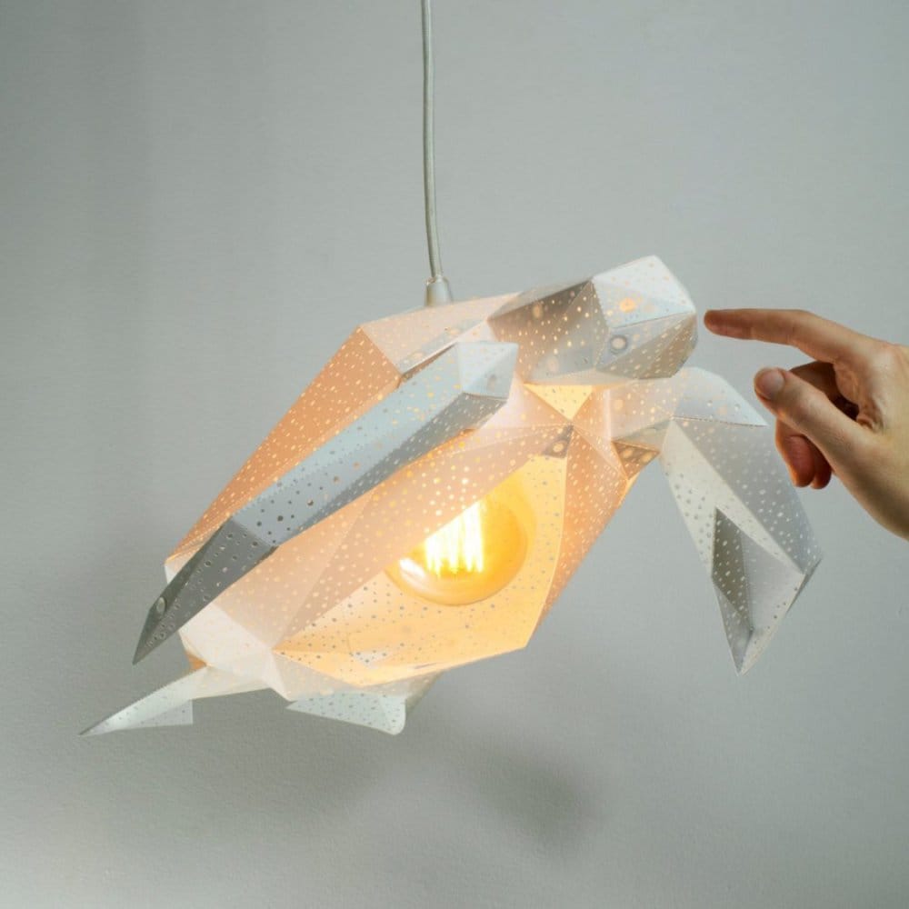 Stunning Pendant Lamps Inspired By Origami And Marine Animals By Vasililights 4
