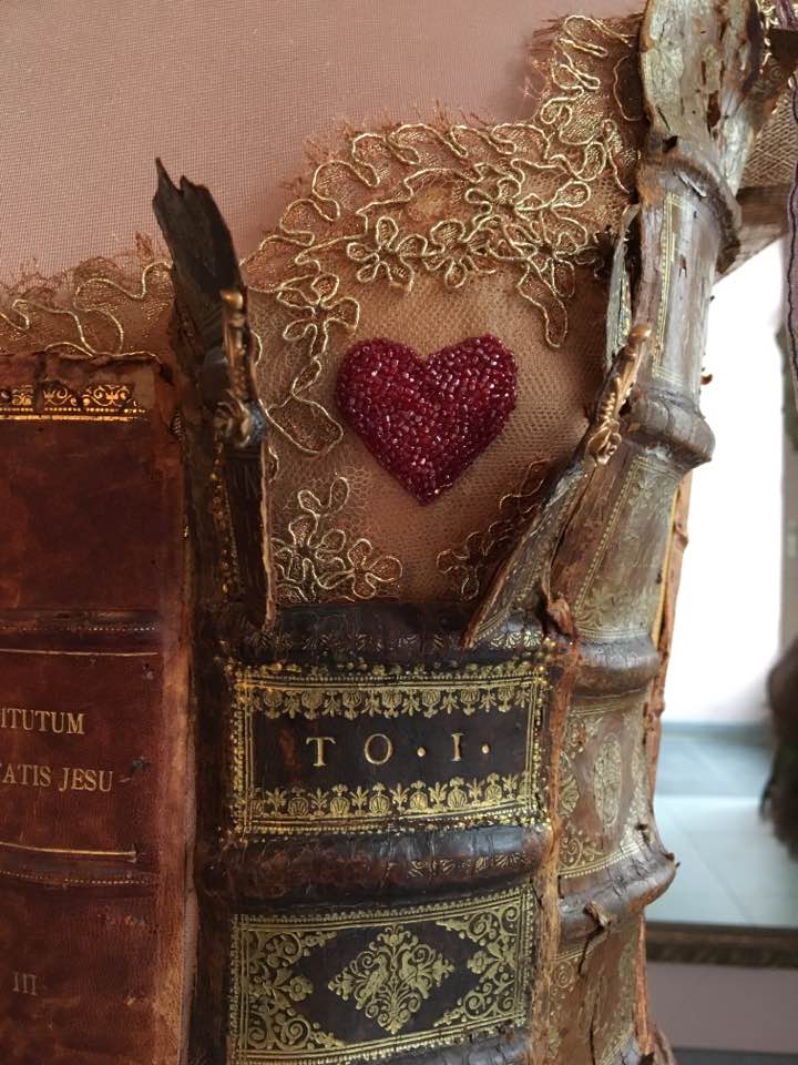 Superb Dress Made From Old Book Covers By Sylvie Facon 1