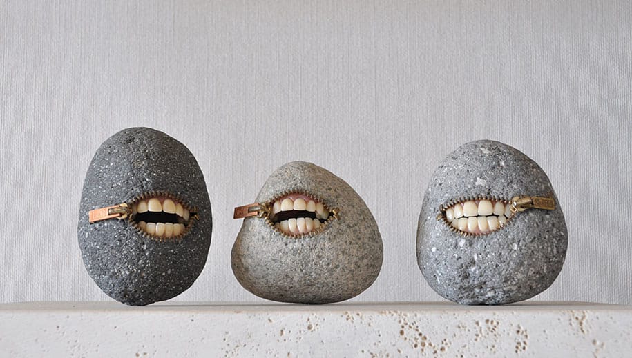 Surprising Intriguing And Funny Stone Sculptures By Hirotoshi Ito 3