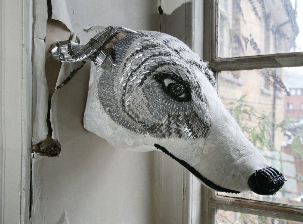 Textile Taxidermy Sculptures Of Animals Made With Antique Fabrics By Donya Coward 1