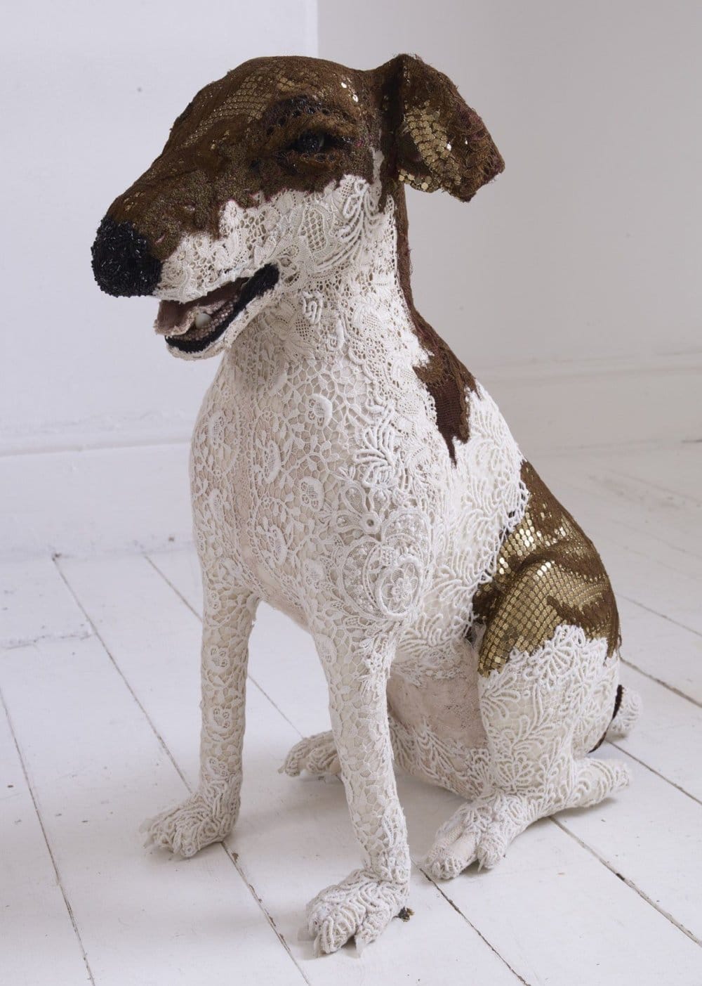 Textile Taxidermy Sculptures Of Animals Made With Antique Fabrics By Donya Coward 18