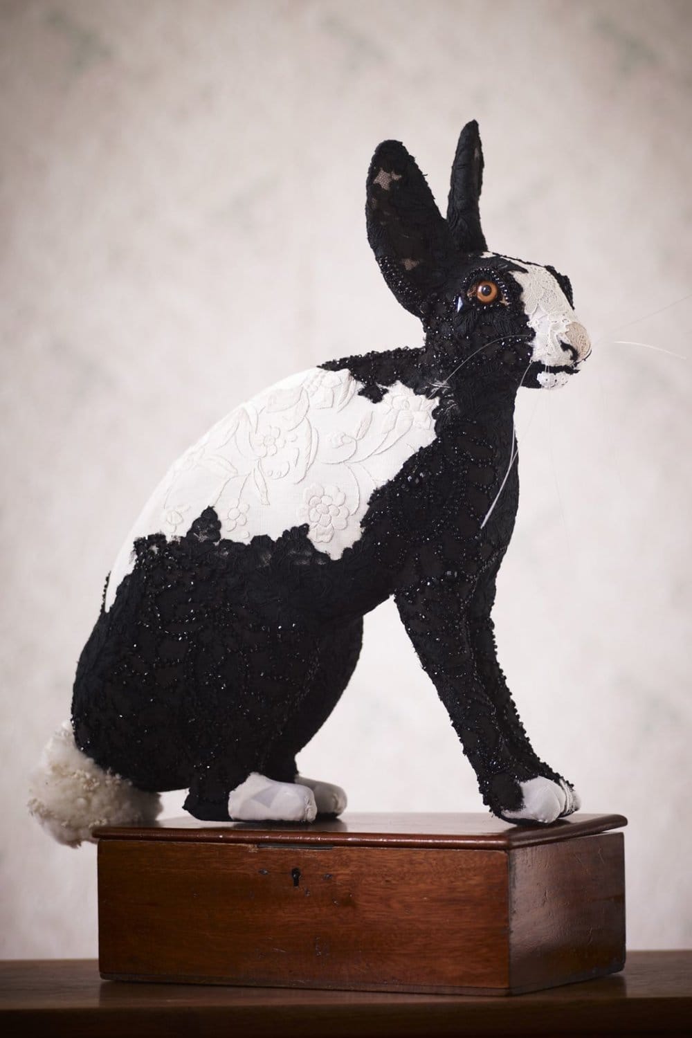 Textile Taxidermy Sculptures Of Animals Made With Antique Fabrics By Donya Coward 19