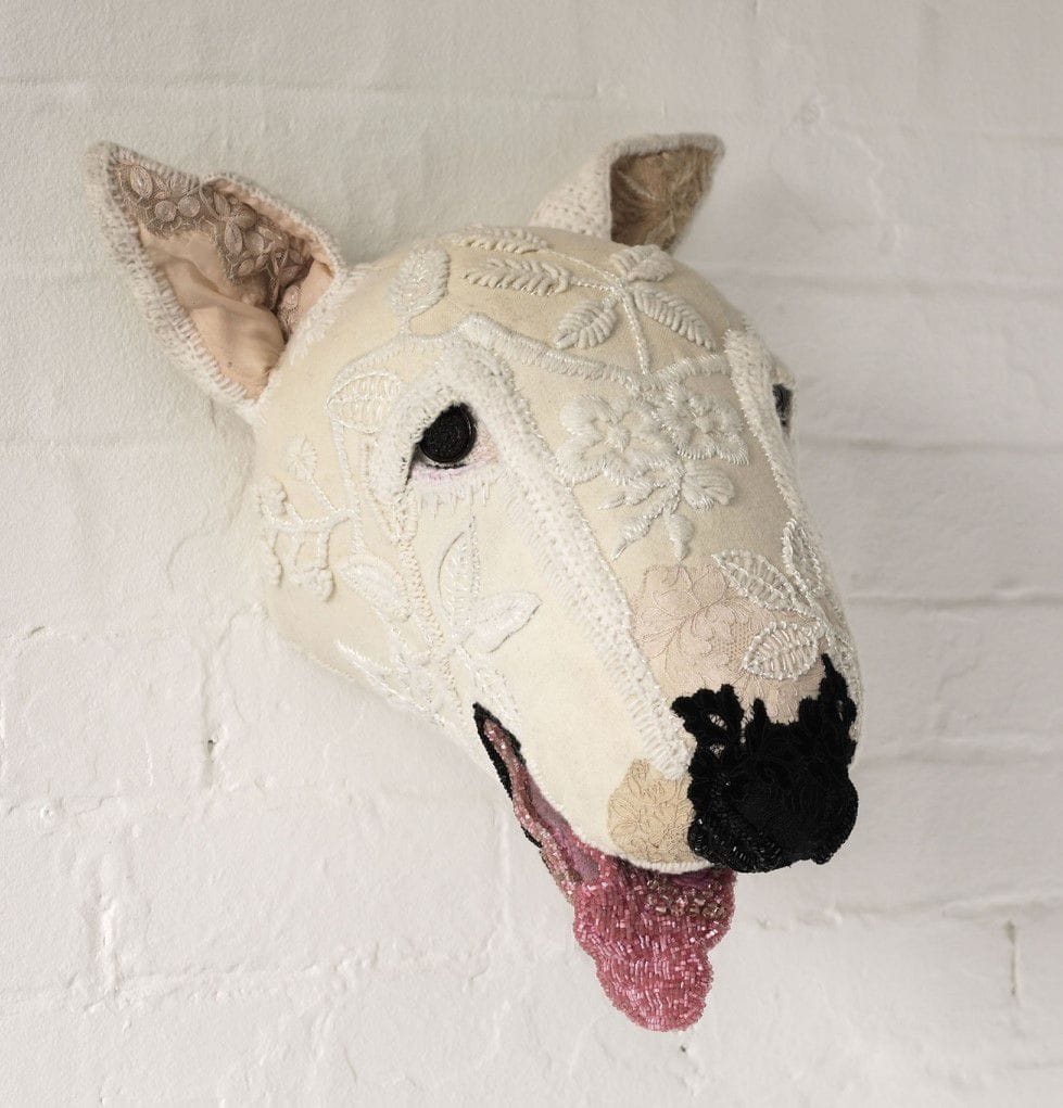 Textile Taxidermy Sculptures Of Animals Made With Antique Fabrics By Donya Coward 2