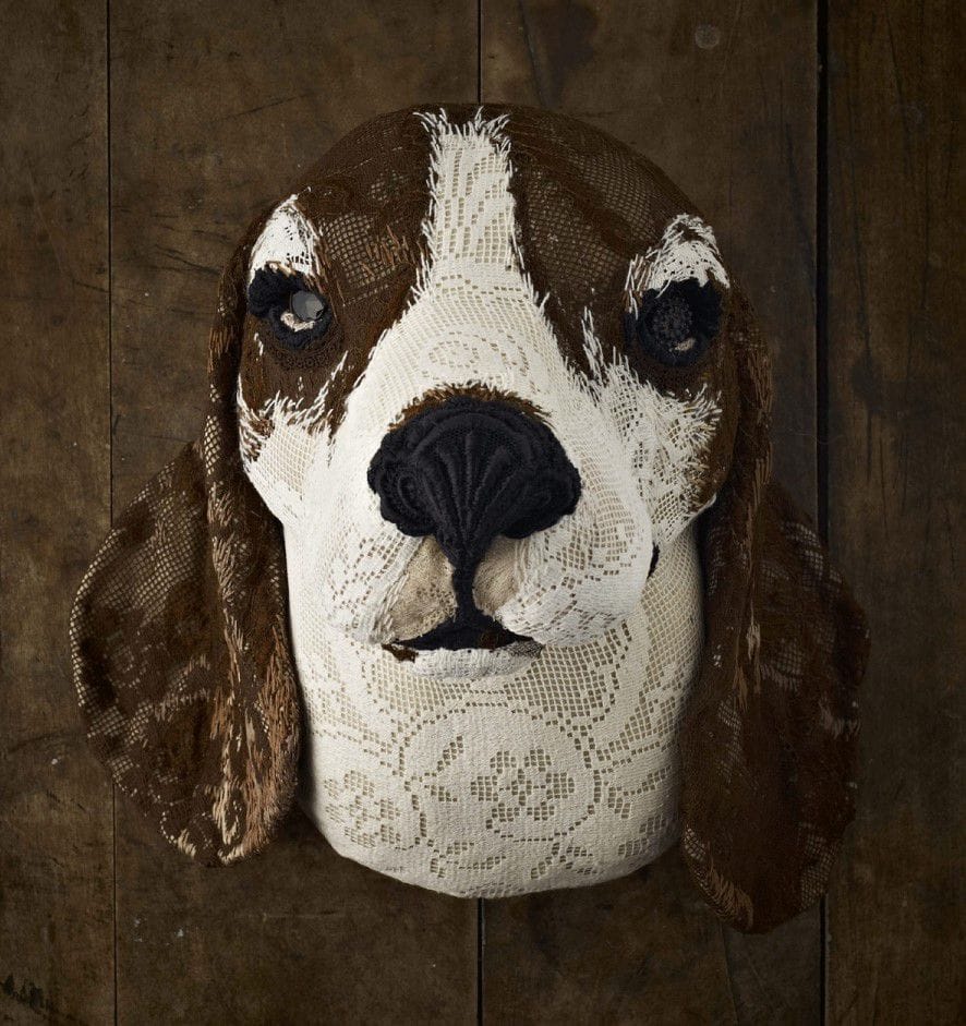 Textile Taxidermy Sculptures Of Animals Made With Antique Fabrics By Donya Coward 27