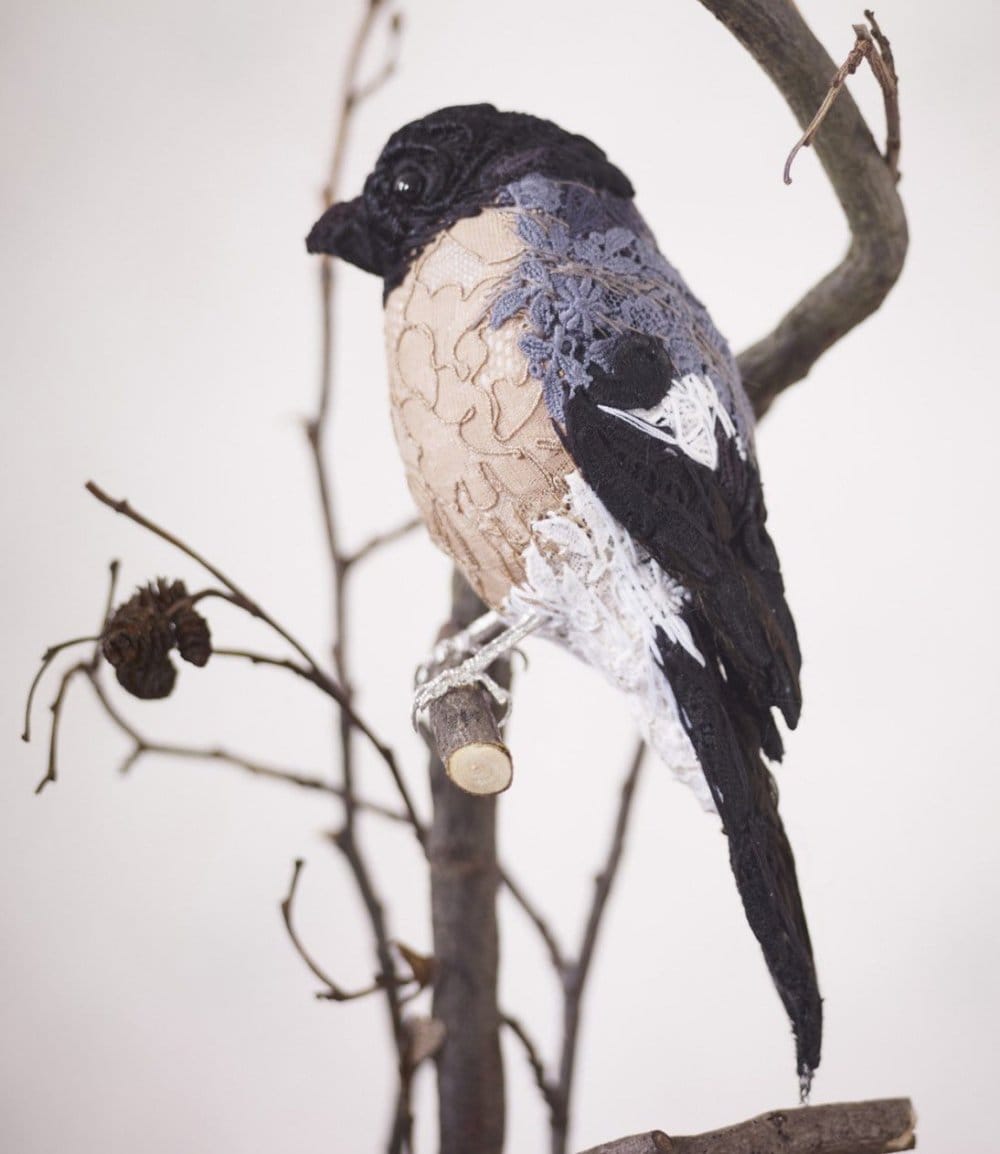 Textile Taxidermy Sculptures Of Animals Made With Antique Fabrics By Donya Coward 4