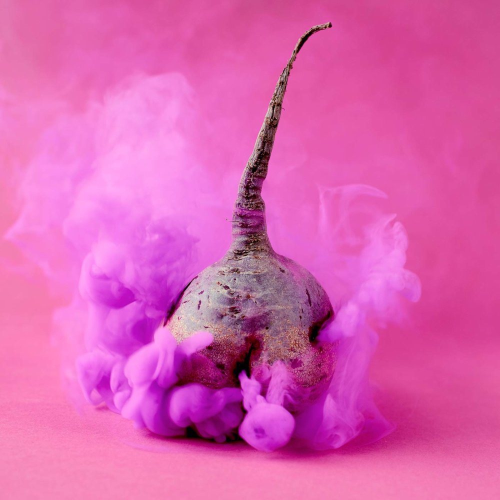 The Secret Lives Of Fruits And Vegetables Still Life Photography Series With Colored Smoke By Maciek Jasik 6