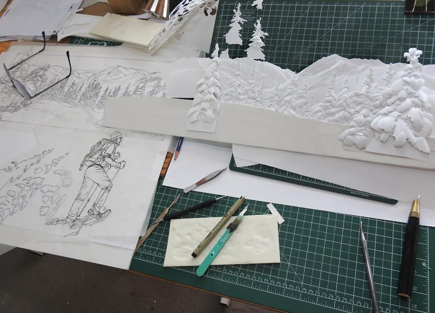 Amazingly Intricate Paper Sculptures Of Animals And Natural Landscapes By Calvin Nicholls 11