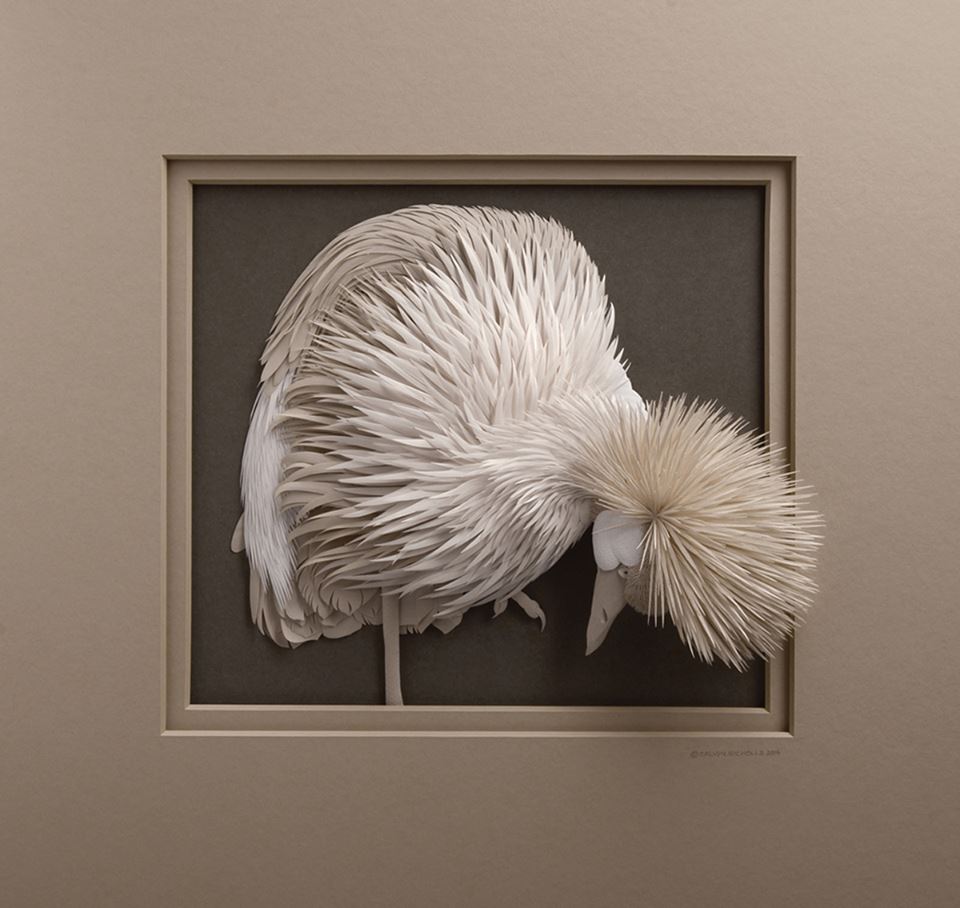 Amazingly Intricate Paper Sculptures Of Animals And Natural Landscapes By Calvin Nicholls 2