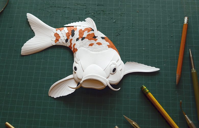 Amazingly Intricate Paper Sculptures Of Animals And Natural Landscapes By Calvin Nicholls 40