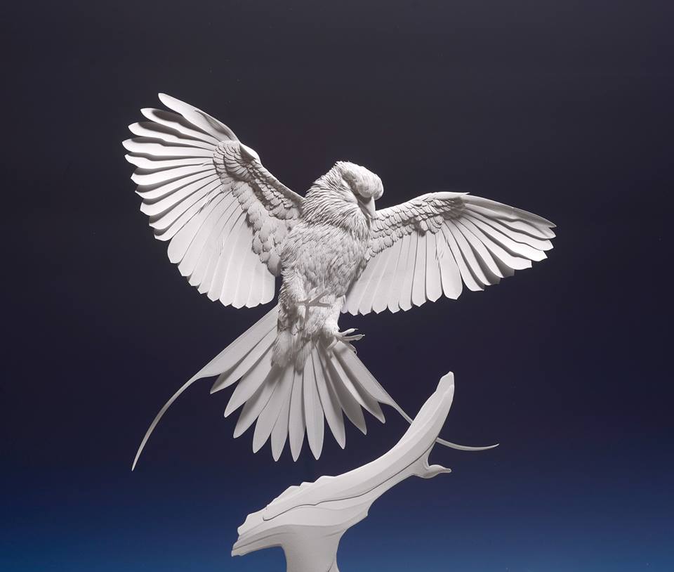 Amazingly Intricate Paper Sculptures Of Animals And Natural Landscapes By Calvin Nicholls 7