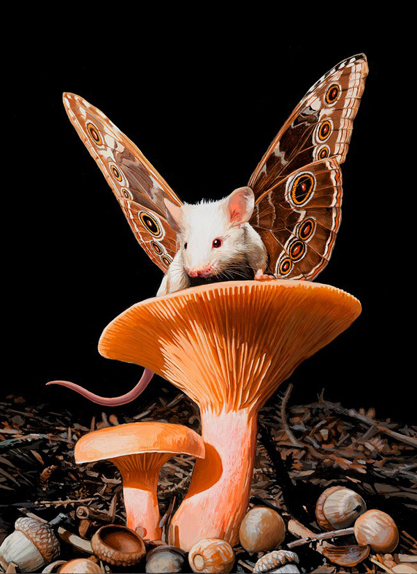 Astonishingly Photo Realistic Surreal Paintings Of Fauna And Flora By Lisa Ericson 14