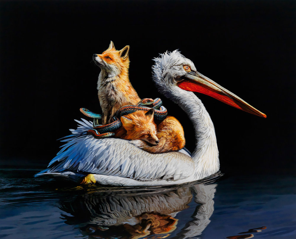 Astonishingly Photo Realistic Surreal Paintings Of Fauna And Flora By Lisa Ericson 2