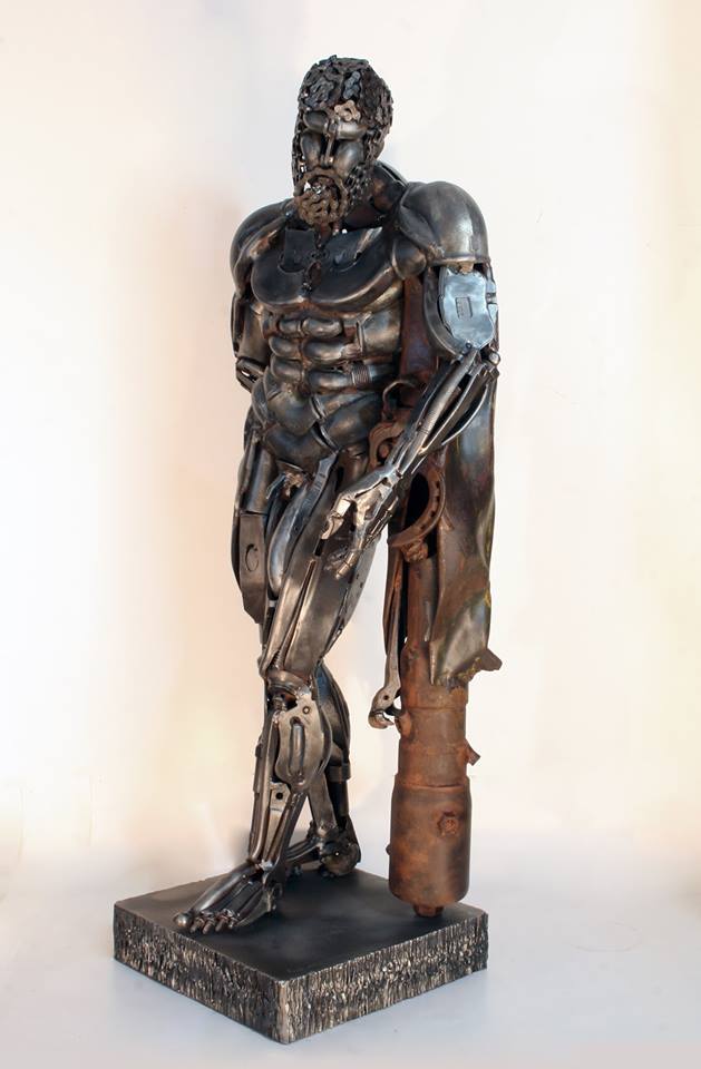 Formidable Scrap Metal Sculptures By Patrick Alo 1