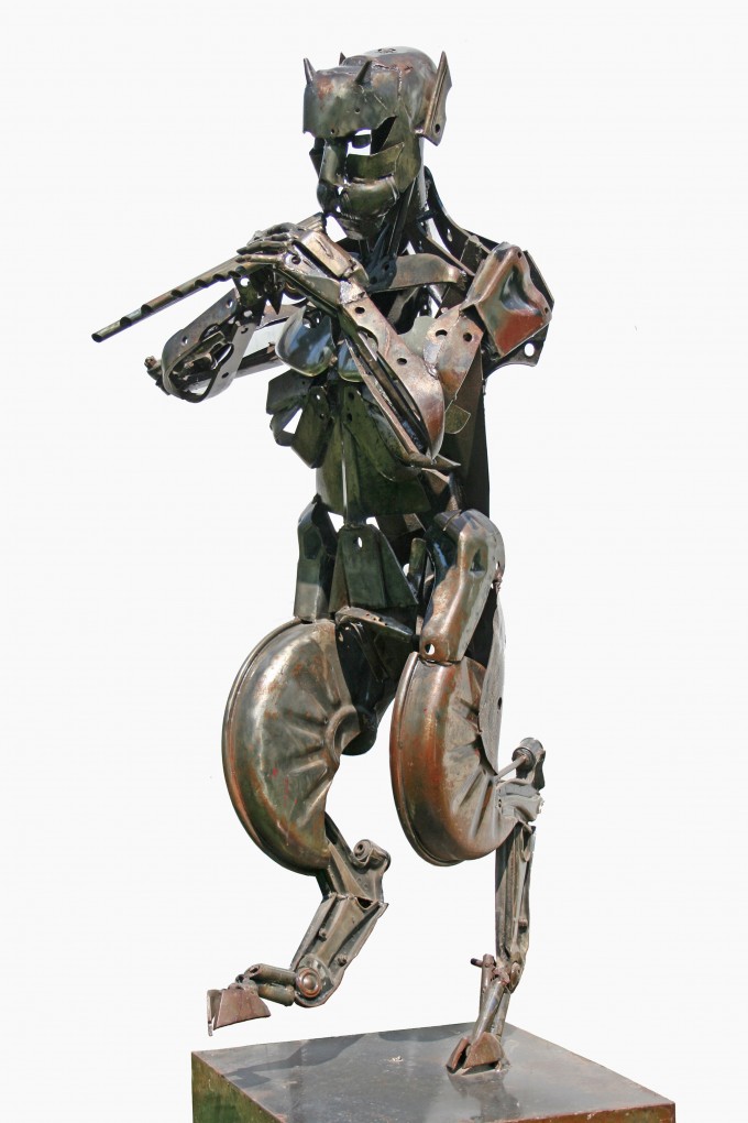 Formidable Scrap Metal Sculptures By Patrick Alo 10