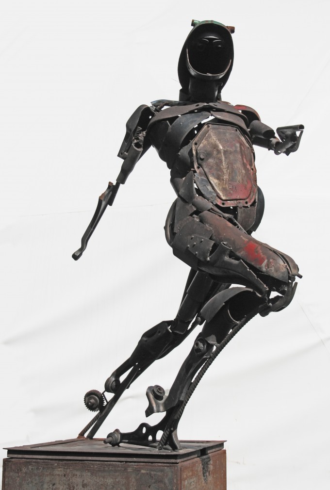 Formidable Scrap Metal Sculptures By Patrick Alo 12