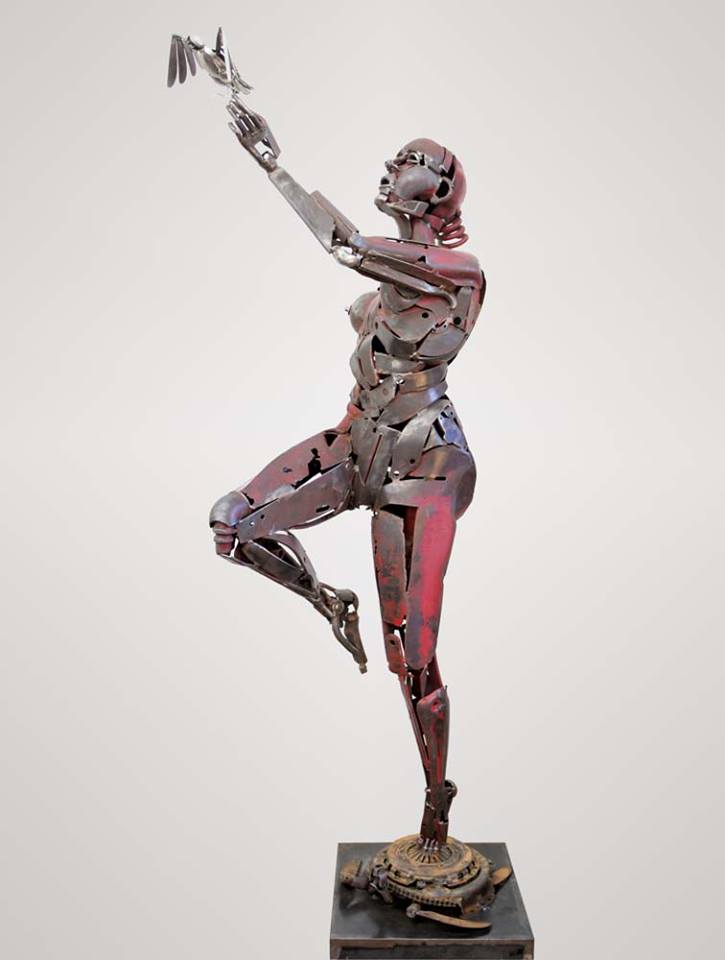 Formidable Scrap Metal Sculptures By Patrick Alo 19