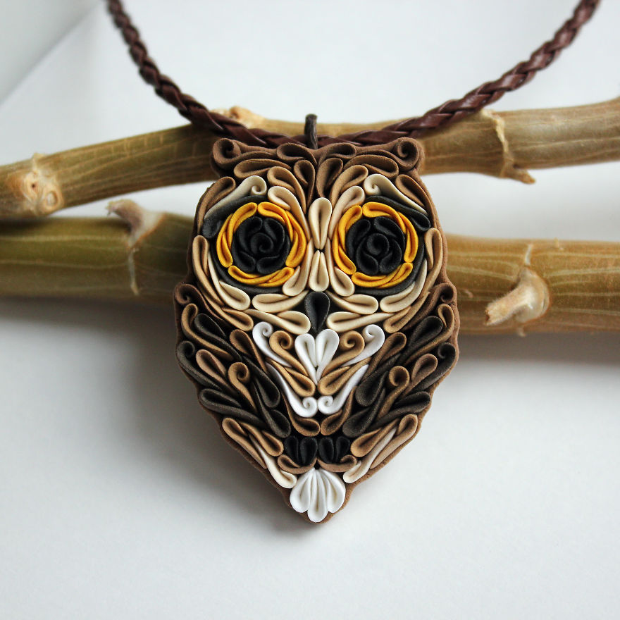 Gorgeous Animal Polymer Clay Jewelry Of With Colorful Patterns By Alisa Laryushkina 42