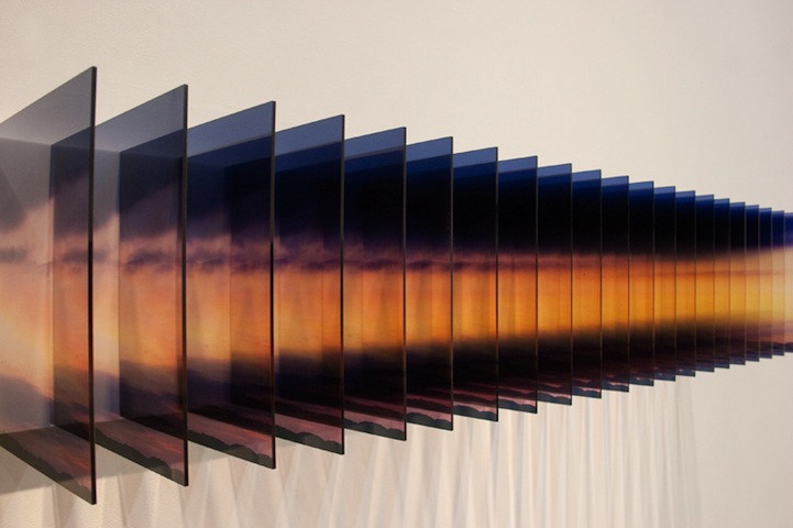 Layer Drawings Gorgeous Sculptures Of Three Dimensional Landscapes Formed With Layered Acrylic Photographs By Nobuhiro Nakanishi 4