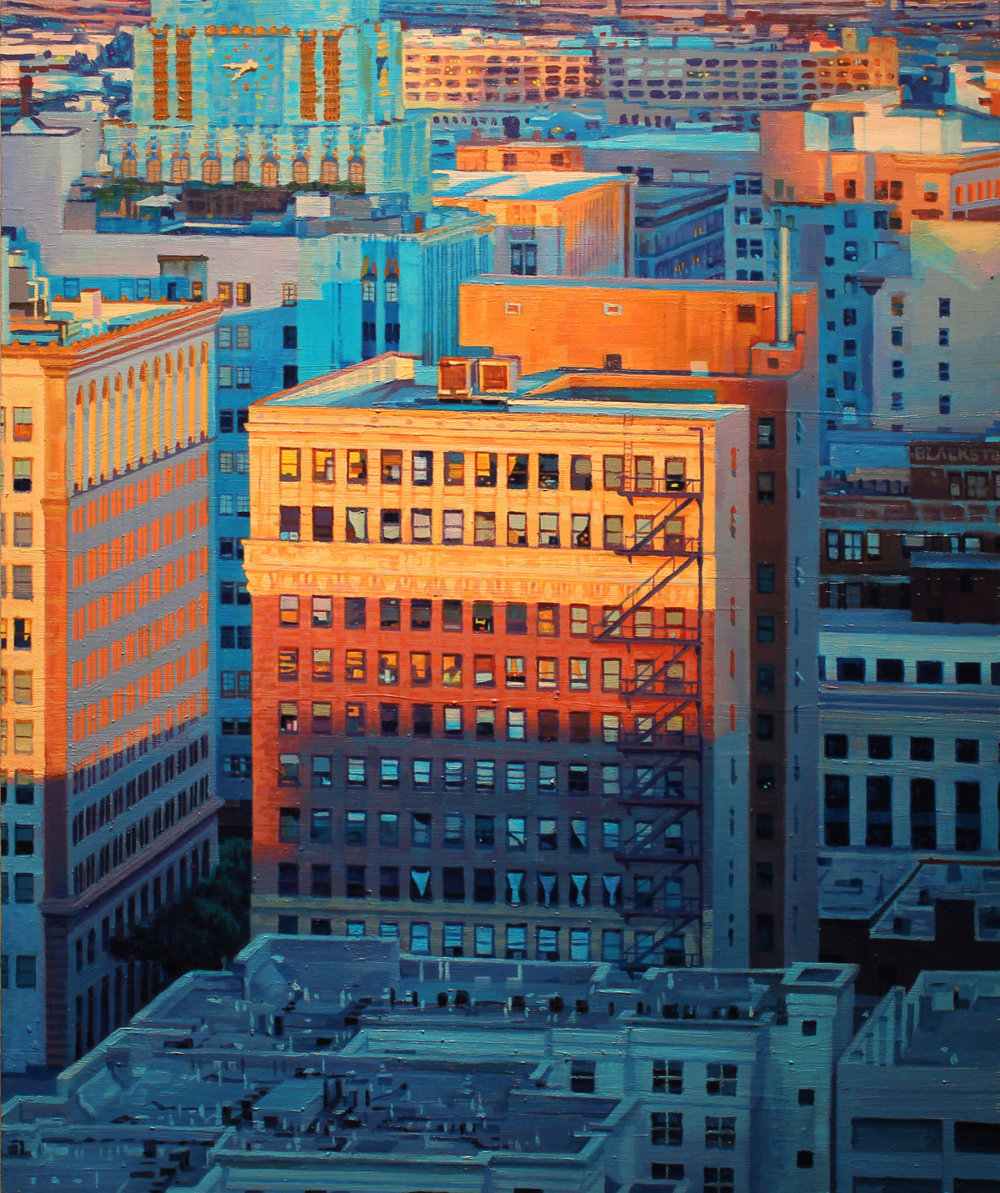 Lush Hyper Realistic Urban Landscape Paintings By Seth Armstrong 11