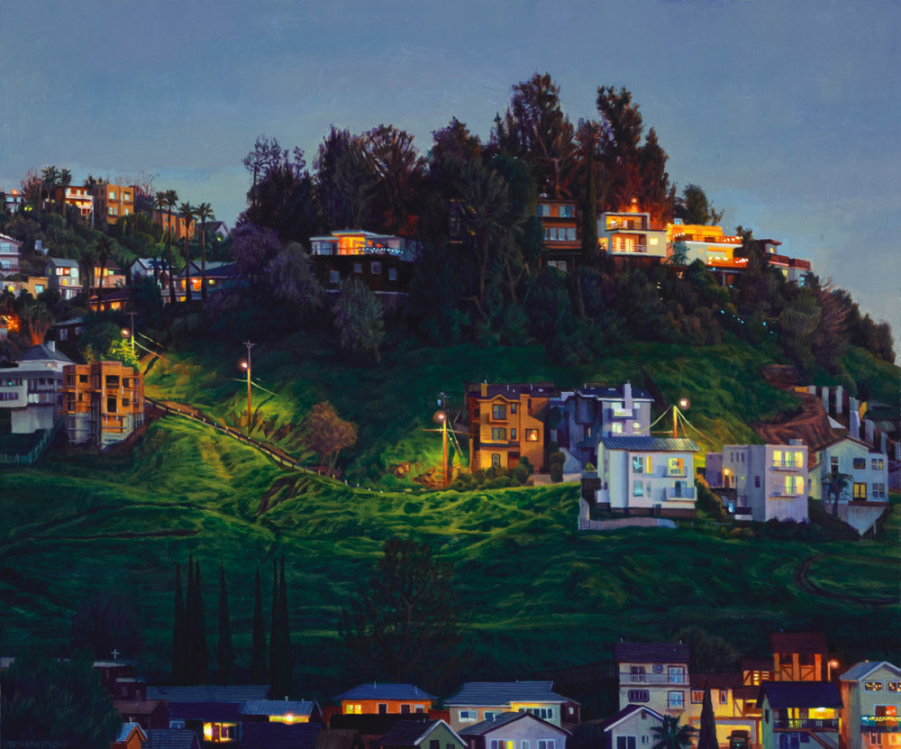 Lush Hyper Realistic Urban Landscape Paintings By Seth Armstrong 13