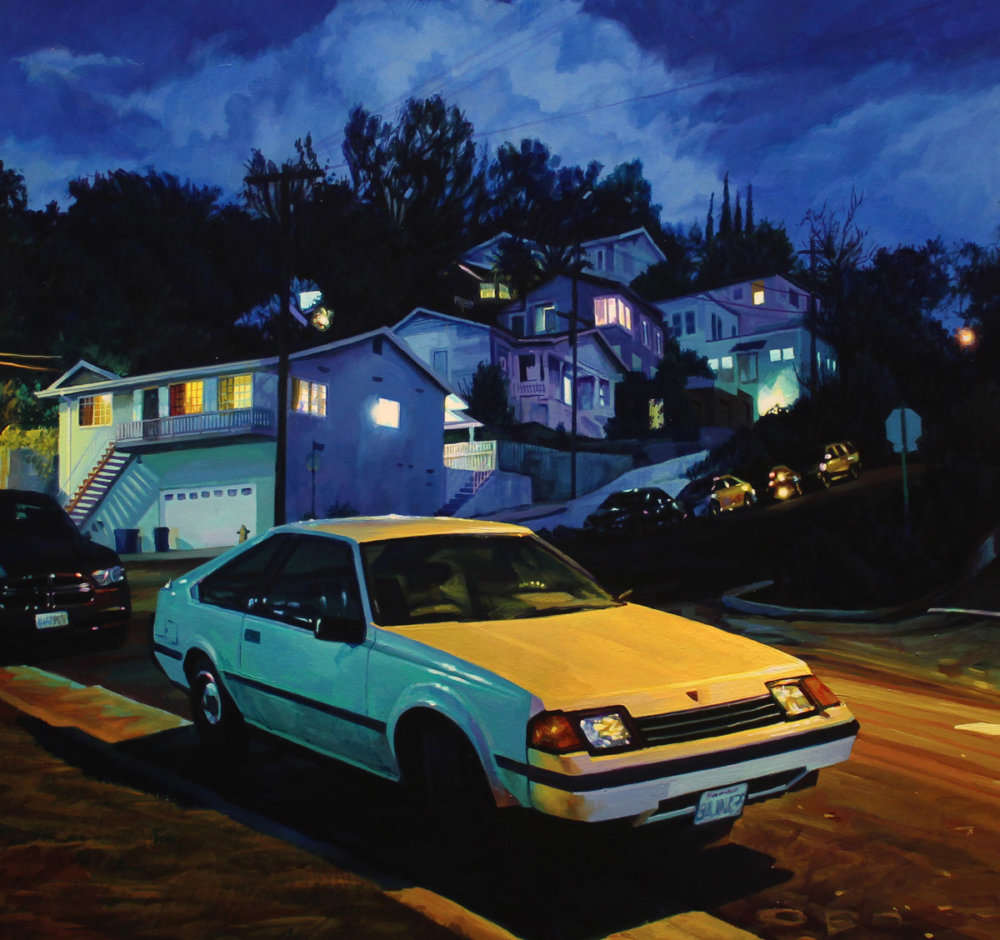 Lush Hyper Realistic Urban Landscape Paintings By Seth Armstrong 14