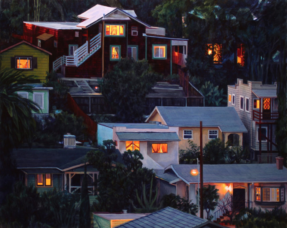 Lush Hyper Realistic Urban Landscape Paintings By Seth Armstrong 17