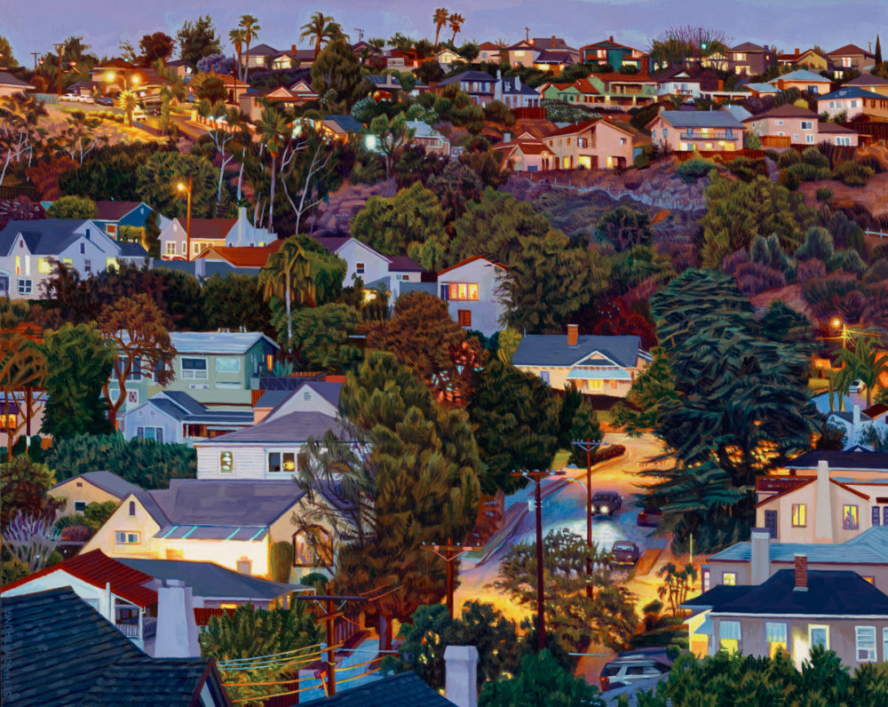 Lush Hyper Realistic Urban Landscape Paintings By Seth Armstrong 6