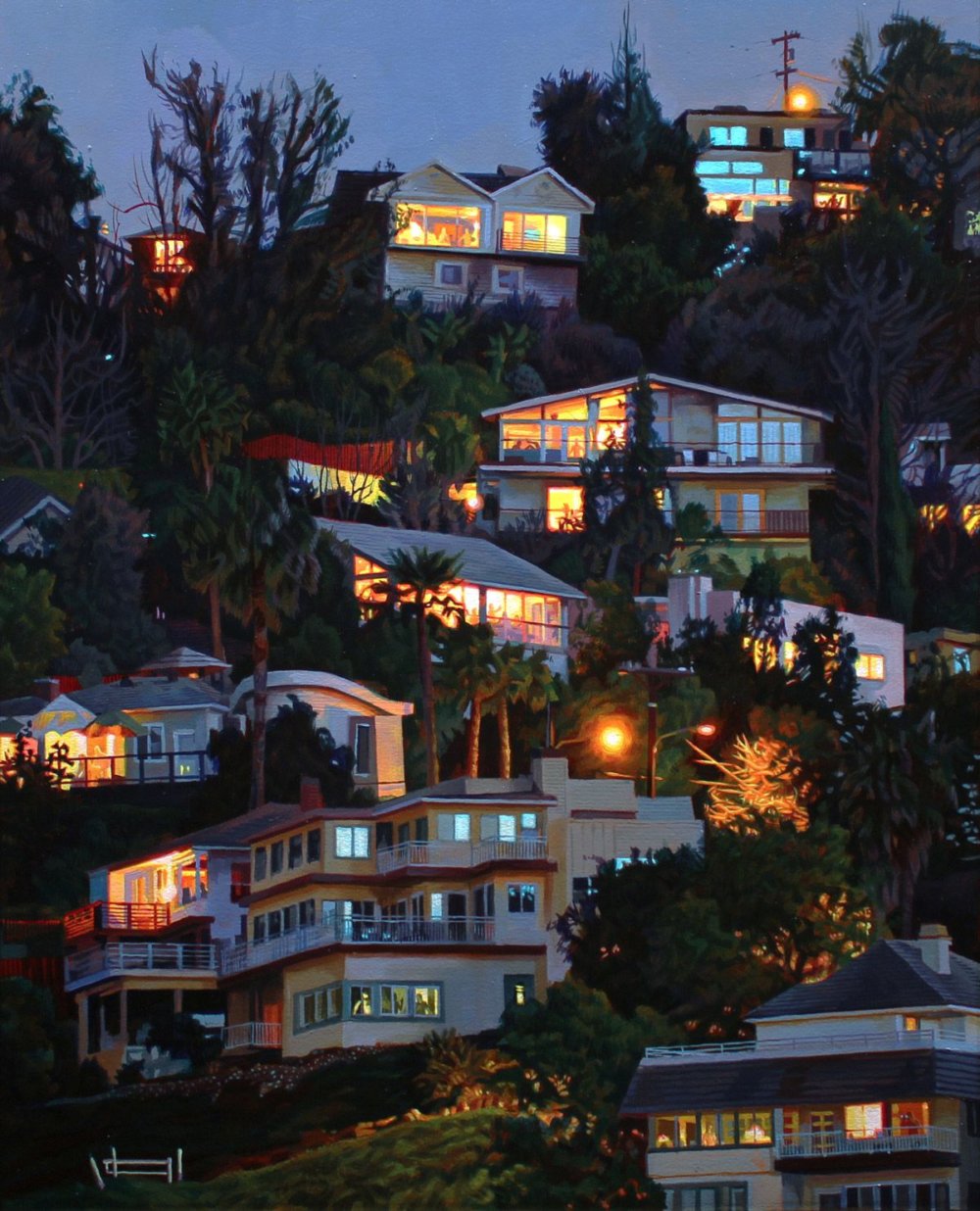 Lush Hyper Realistic Urban Landscape Paintings By Seth Armstrong 8