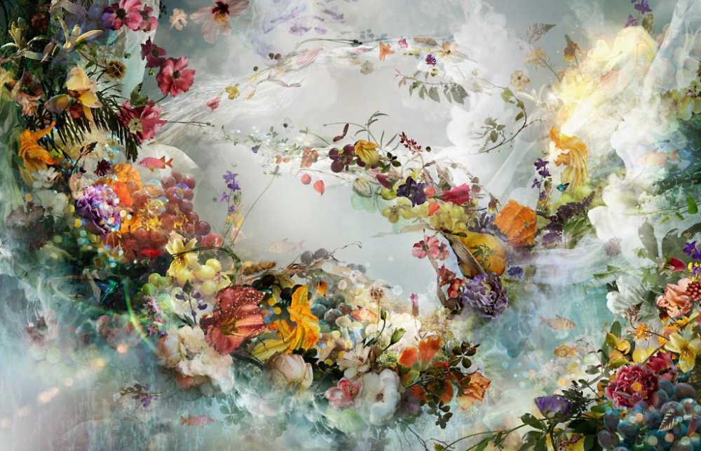 Paradisaical Digital Hypercollages By Ysabel Lemay 24