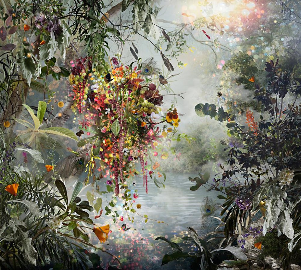 Paradisaical Digital Hypercollages By Ysabel Lemay 3