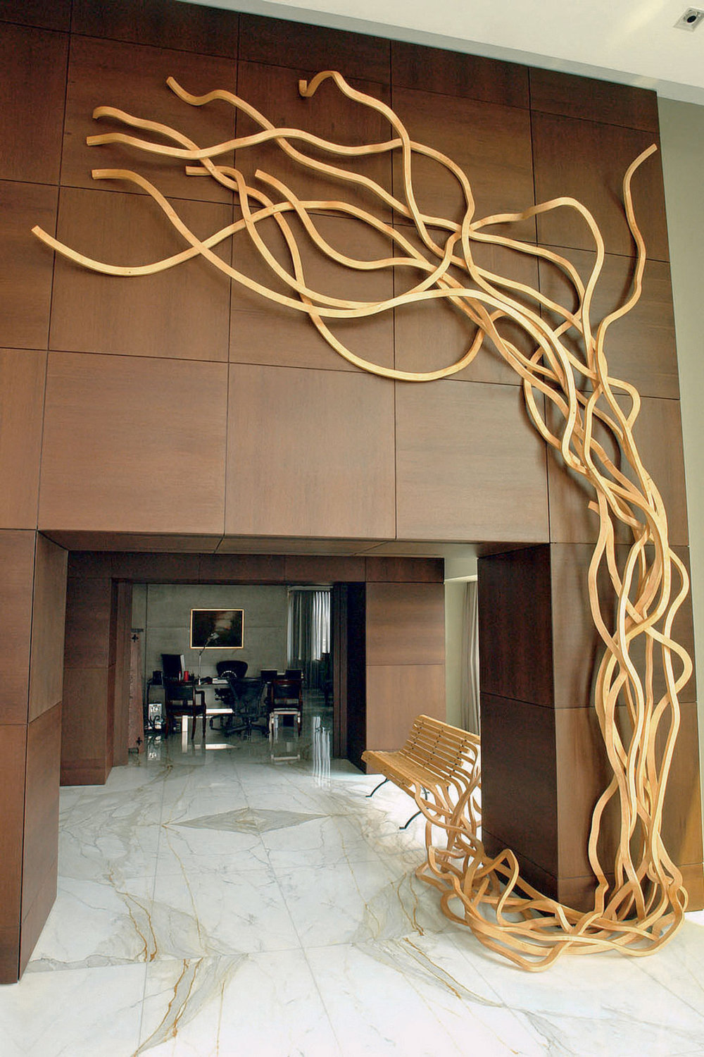 Sculptural Twisted Spaghetti Like Benches By Pablo Reinoso 4