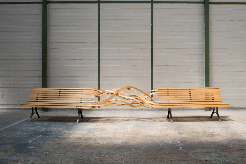 Sculptural Twisted Spaghetti Like Benches By Pablo Reinoso 7
