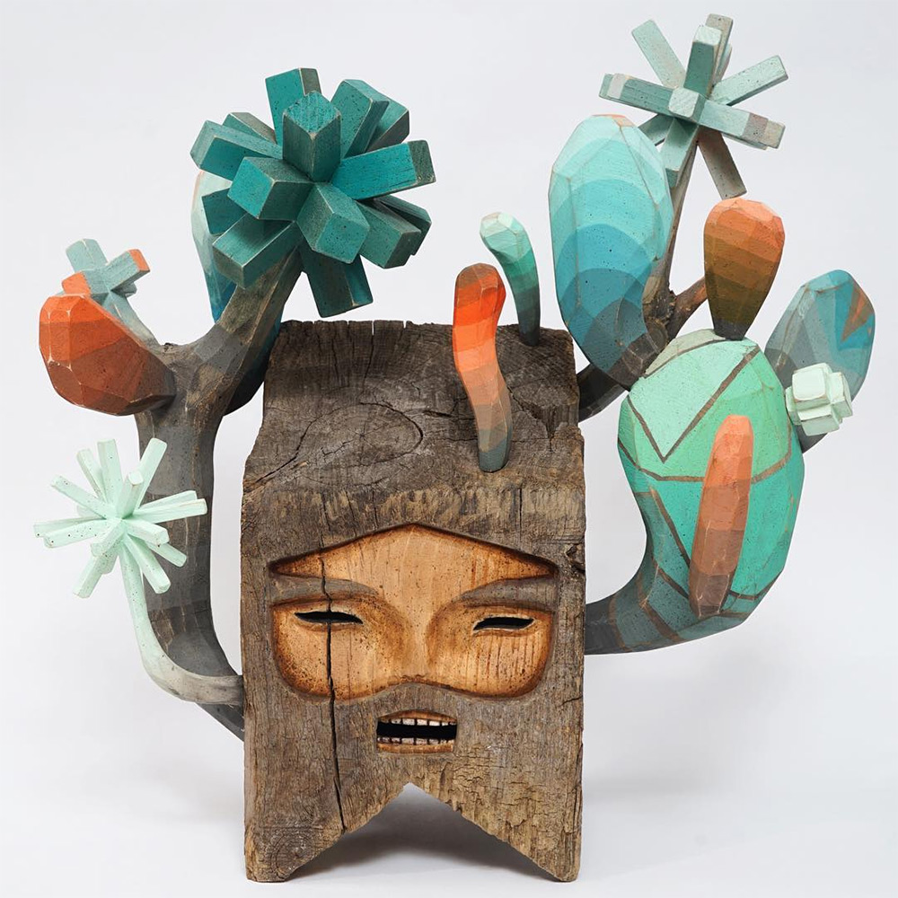 Stunningly Figurative Wood Sculptures Pierced With Hundreds Of Nails By Jaime Molina 1