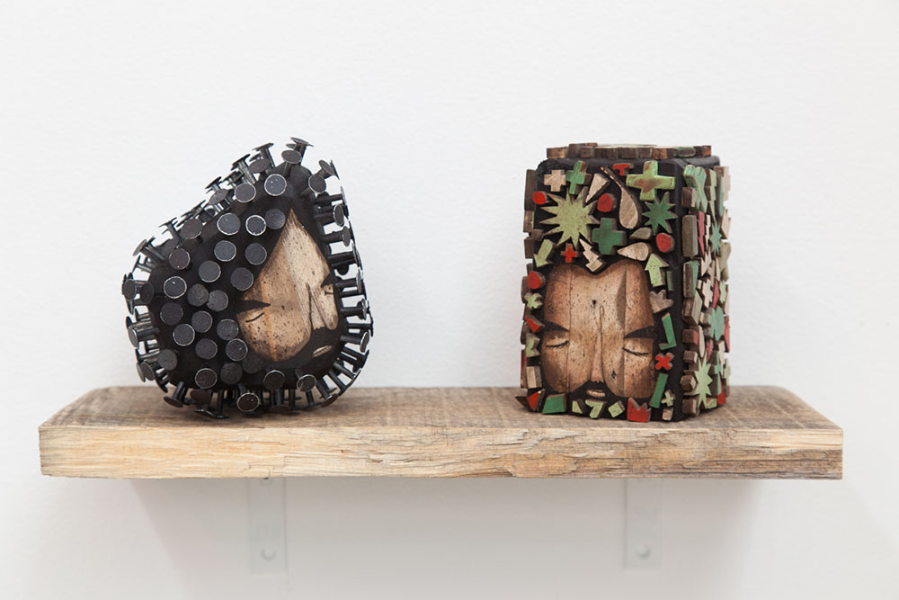 Stunningly Figurative Wood Sculptures Pierced With Hundreds Of Nails By Jaime Molina 14