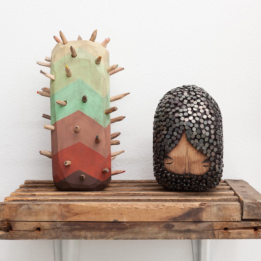 Stunningly Figurative Wood Sculptures Pierced With Hundreds Of Nails By Jaime Molina 23