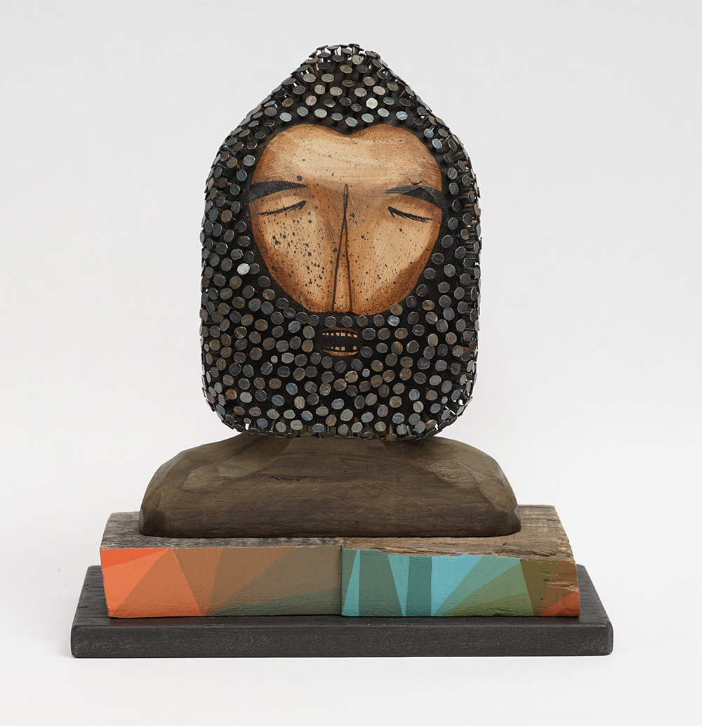 Stunningly Figurative Wood Sculptures Pierced With Hundreds Of Nails By Jaime Molina 9