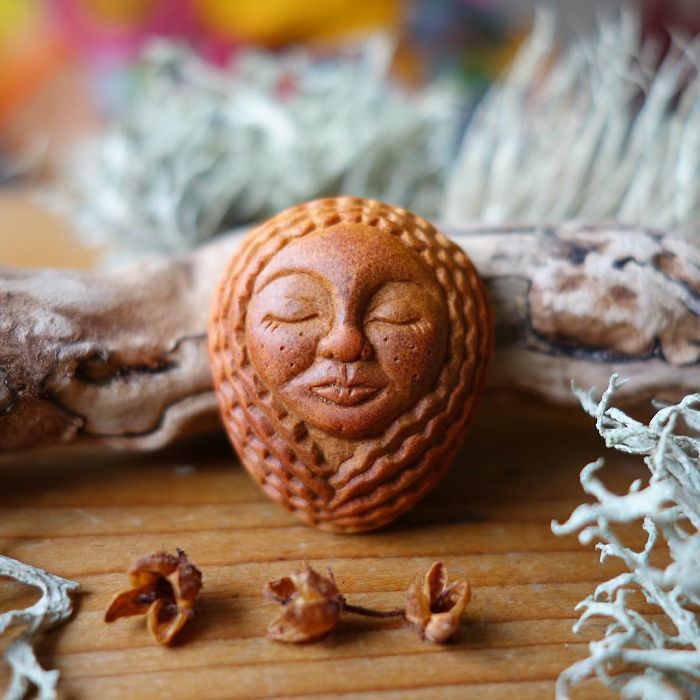 Superb Figurative Sculptures Made From Avocado Pits By Jan Campbell 18