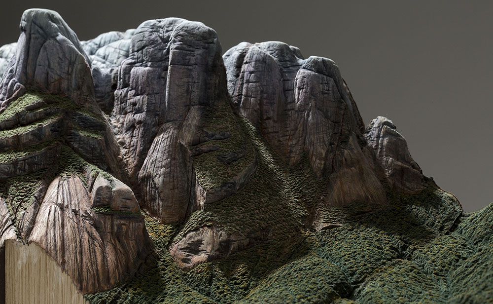 Artist Guy Laramee Turns Old Books Into Stunningly Natural Landscape Sculptures 16