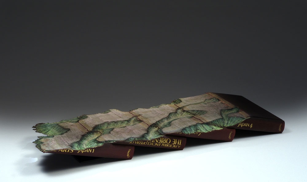 Artist Guy Laramee Turns Old Books Into Stunningly Natural Landscape Sculptures 18